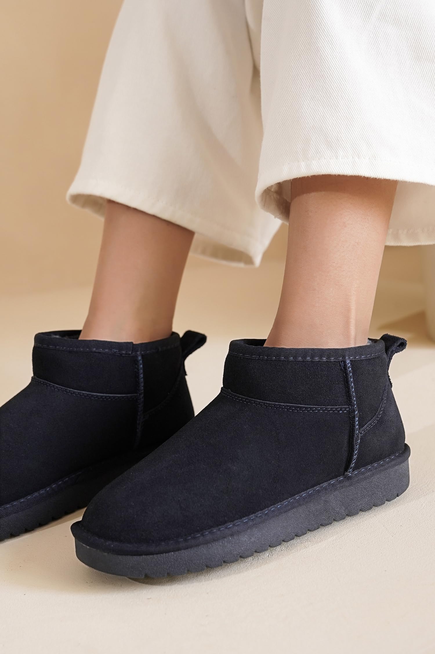 Project Cloud Women's |  100% Genuine Suede Ankle Boots | Water Resistant | ProjectPlush | Lightweight | Non-Slip - Hippy