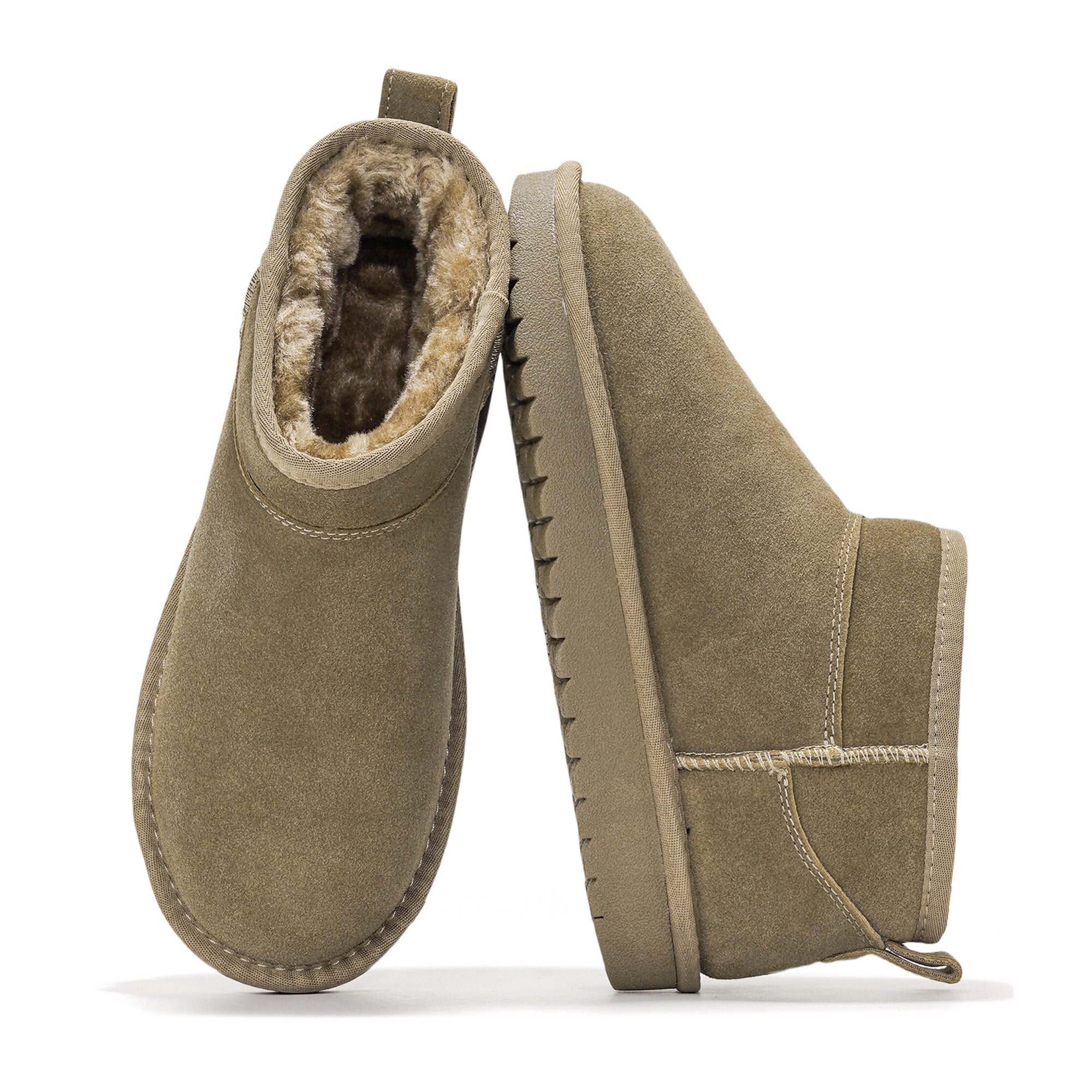 Botines de mujer Project Cloud | 100 % ante auténtico | Resistentes al agua | ProjectPlush | Ligeros | Antideslizantes - Hippy