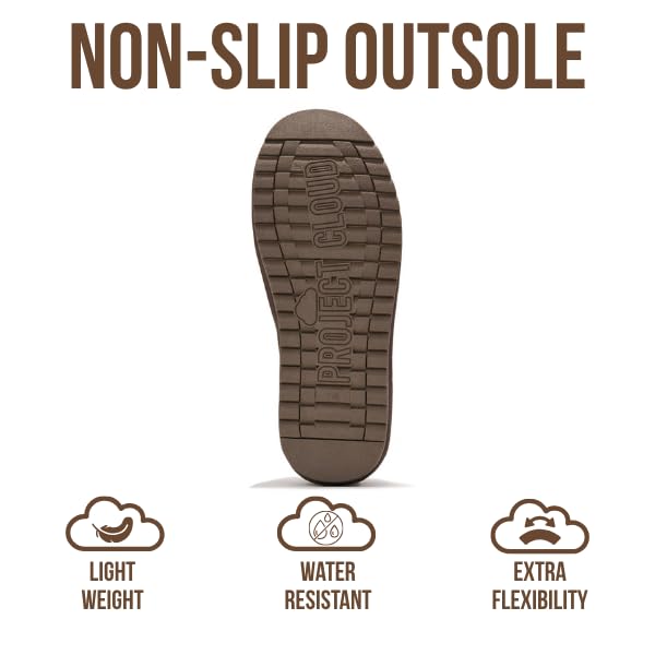 Project Cloud Women's |  100% Genuine Suede Ankle Boots | Water Resistant | ProjectPlush | Lightweight | Non-Slip - Hippy