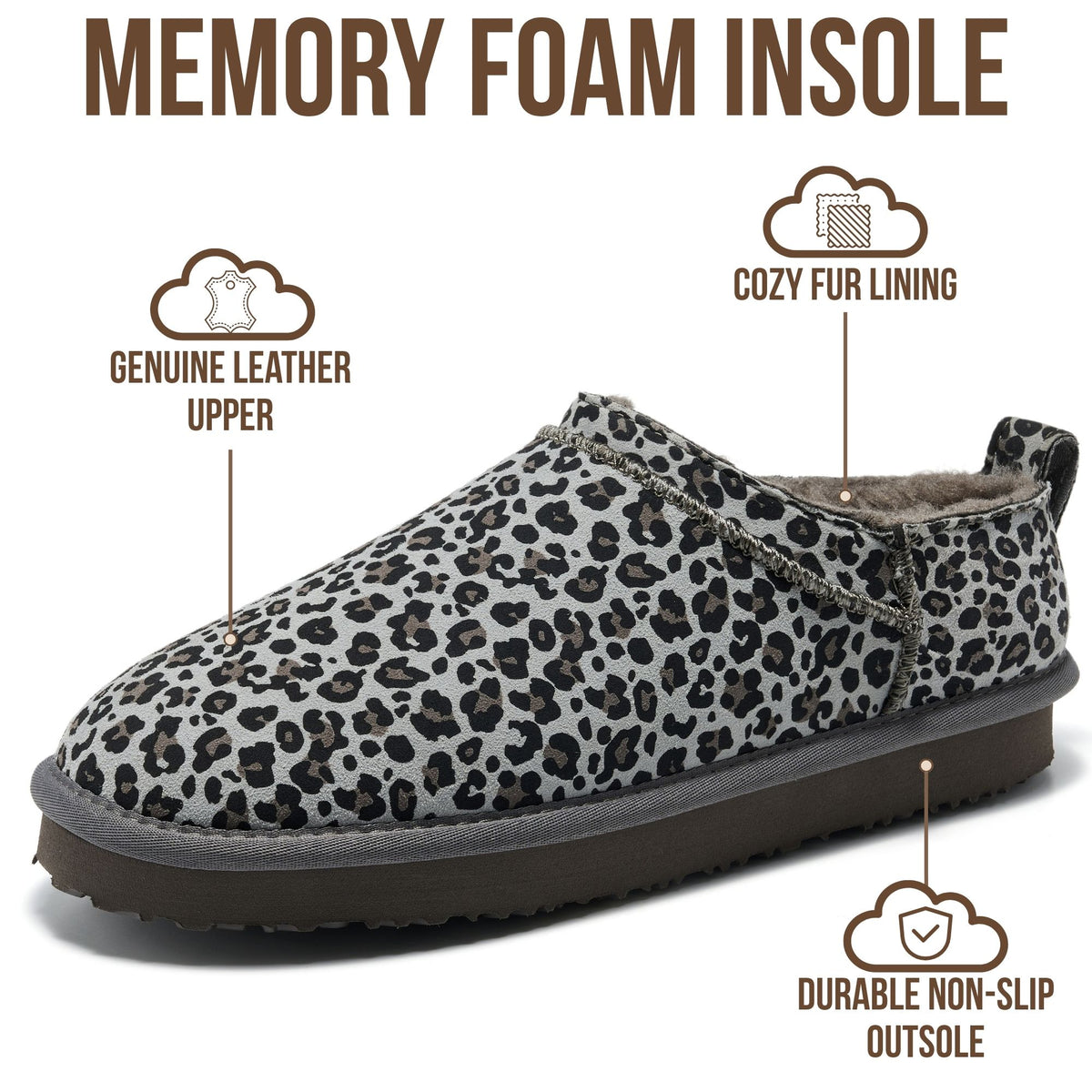 Project Cloud Women's | Micro Boots for Women | 100% Genuine Leather | Memory Foam | Lightweight | Non-Slip - Hipster