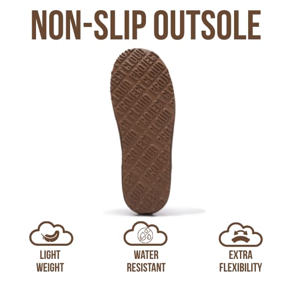 Project Cloud Women's | Micro Boots for Women | 100% Genuine Leather | Memory Foam | Lightweight | Non-Slip - Hipster