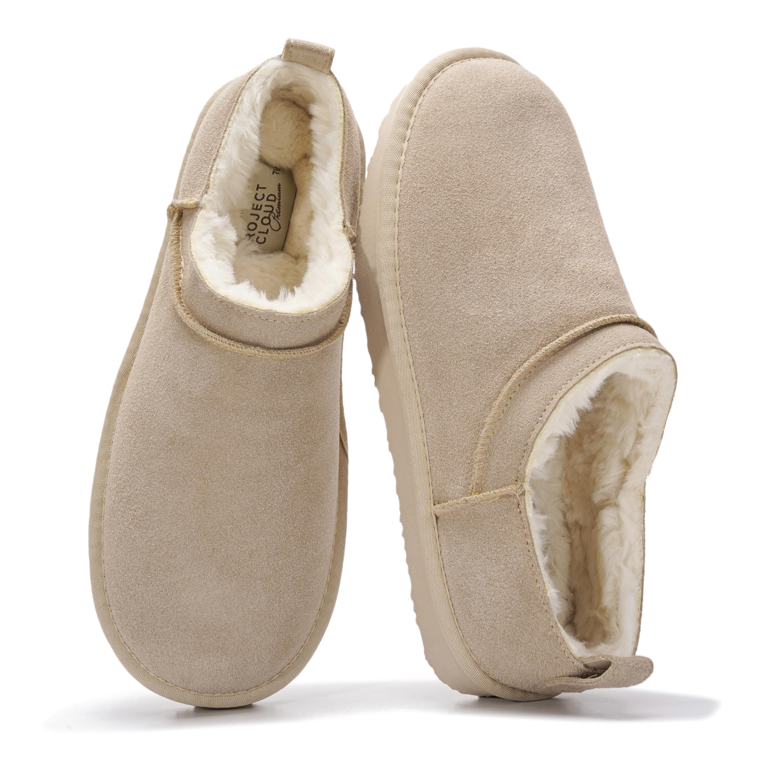 Project Cloud Women's | Micro Boots for Women | 100% Genuine Leather | Memory Foam | Lightweight | Non-Slip - Hipster