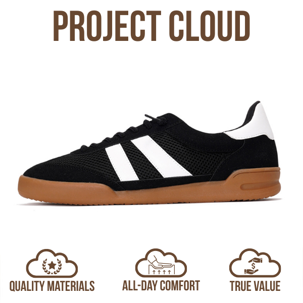 Project Cloud | "His Verdict" Mens Sneakers | Mesh Upper | Memory Foam | Lightweight | Non-Slip