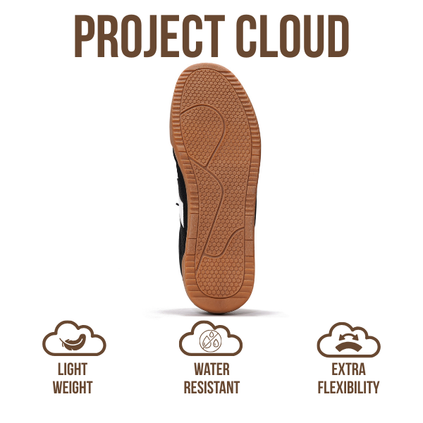 Project Cloud | "His Verdict" Mens Sneakers | Mesh Upper | Memory Foam | Lightweight | Non-Slip