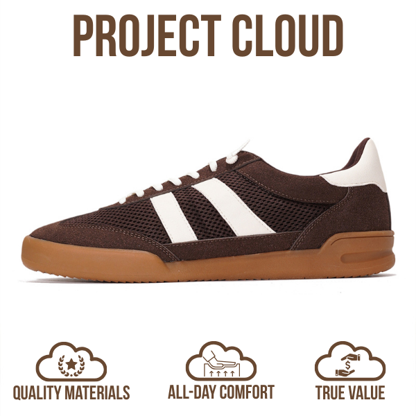 Project Cloud | "His Verdict" Mens Sneakers | Mesh Upper | Memory Foam | Lightweight | Non-Slip