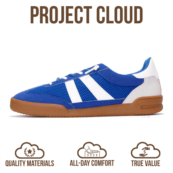 Project Cloud | "His Verdict" Mens Sneakers | Mesh Upper | Memory Foam | Lightweight | Non-Slip