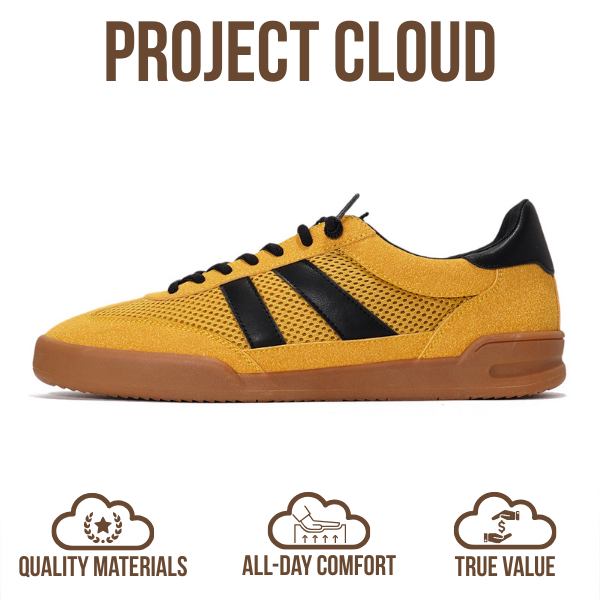 Project Cloud | "His Verdict" Mens Sneakers | Mesh Upper | Memory Foam | Lightweight | Non-Slip