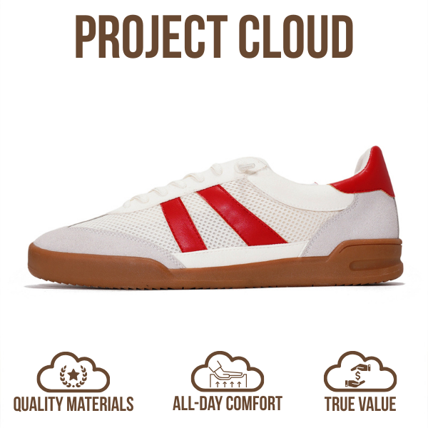 Project Cloud | "His Verdict" Mens Sneakers | Mesh Upper | Memory Foam | Lightweight | Non-Slip