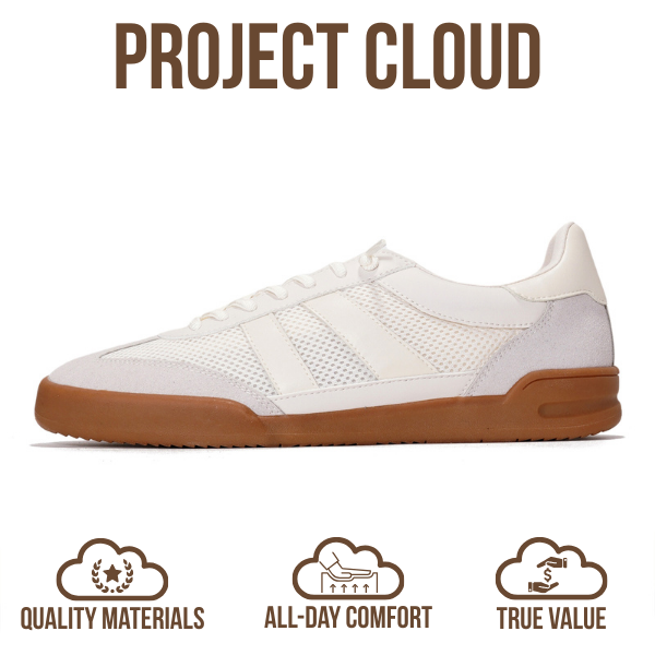 Project Cloud | "His Verdict" Mens Sneakers | Mesh Upper | Memory Foam | Lightweight | Non-Slip
