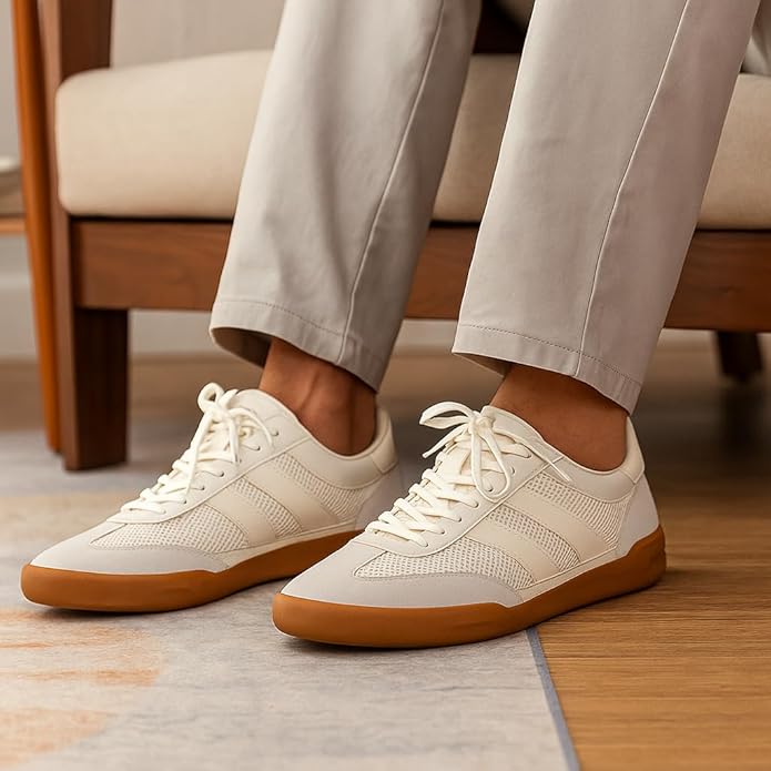 Project Cloud Men's | Sneakers for Men | Mesh Upper | Memory Foam | Lightweight | Non-Slip - HisVerdict