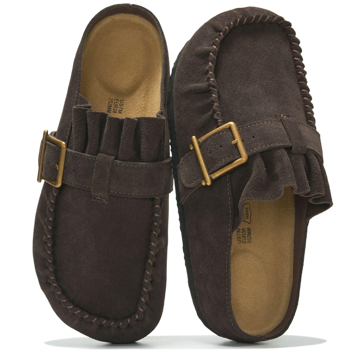 Project Cloud Women's | 100% Genuine Leather Clogs for Women | Memory Foam | Lightweight | Non-Slip - Holland