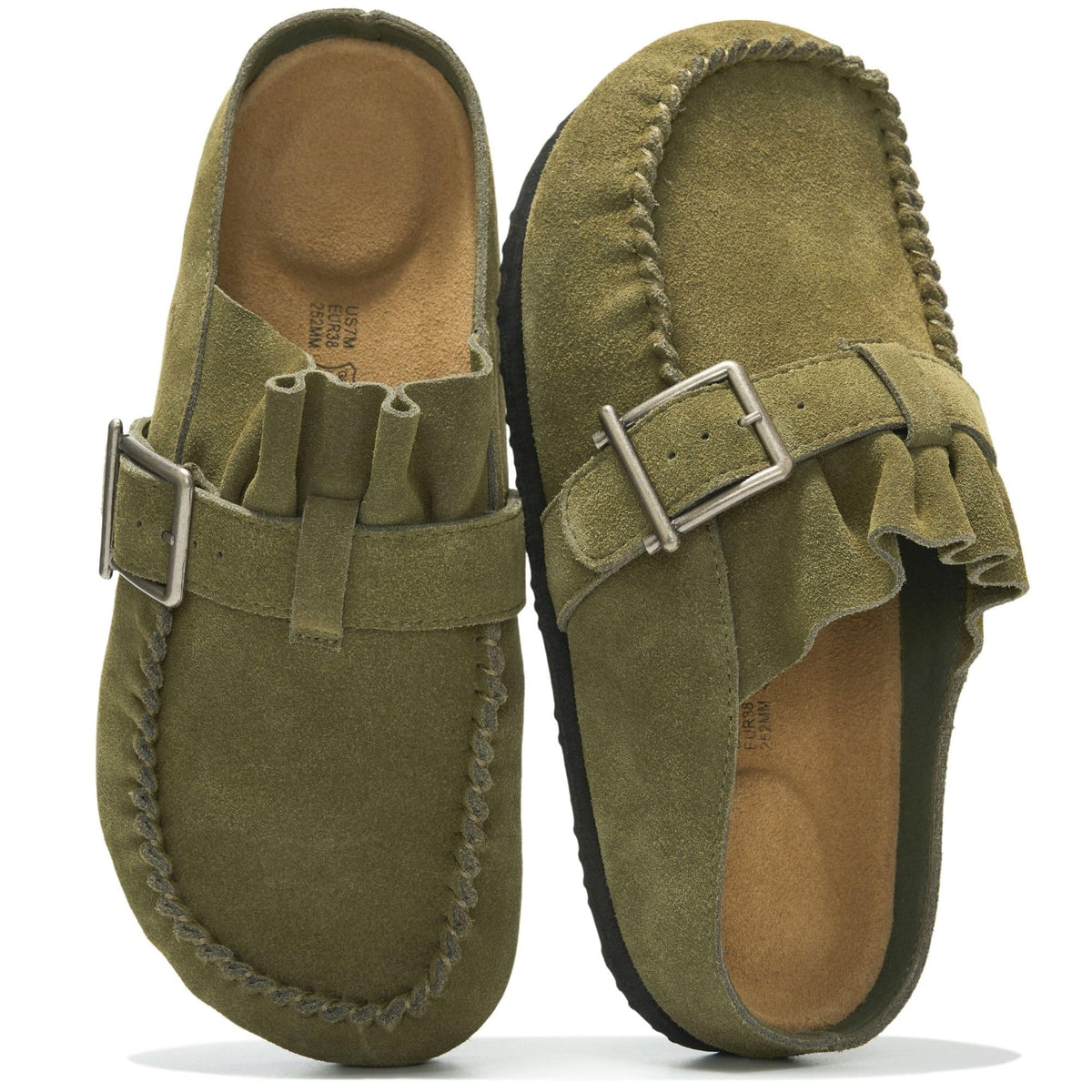 Project Cloud Women's | 100% Genuine Leather Clogs for Women | Memory Foam | Lightweight | Non-Slip - Holland