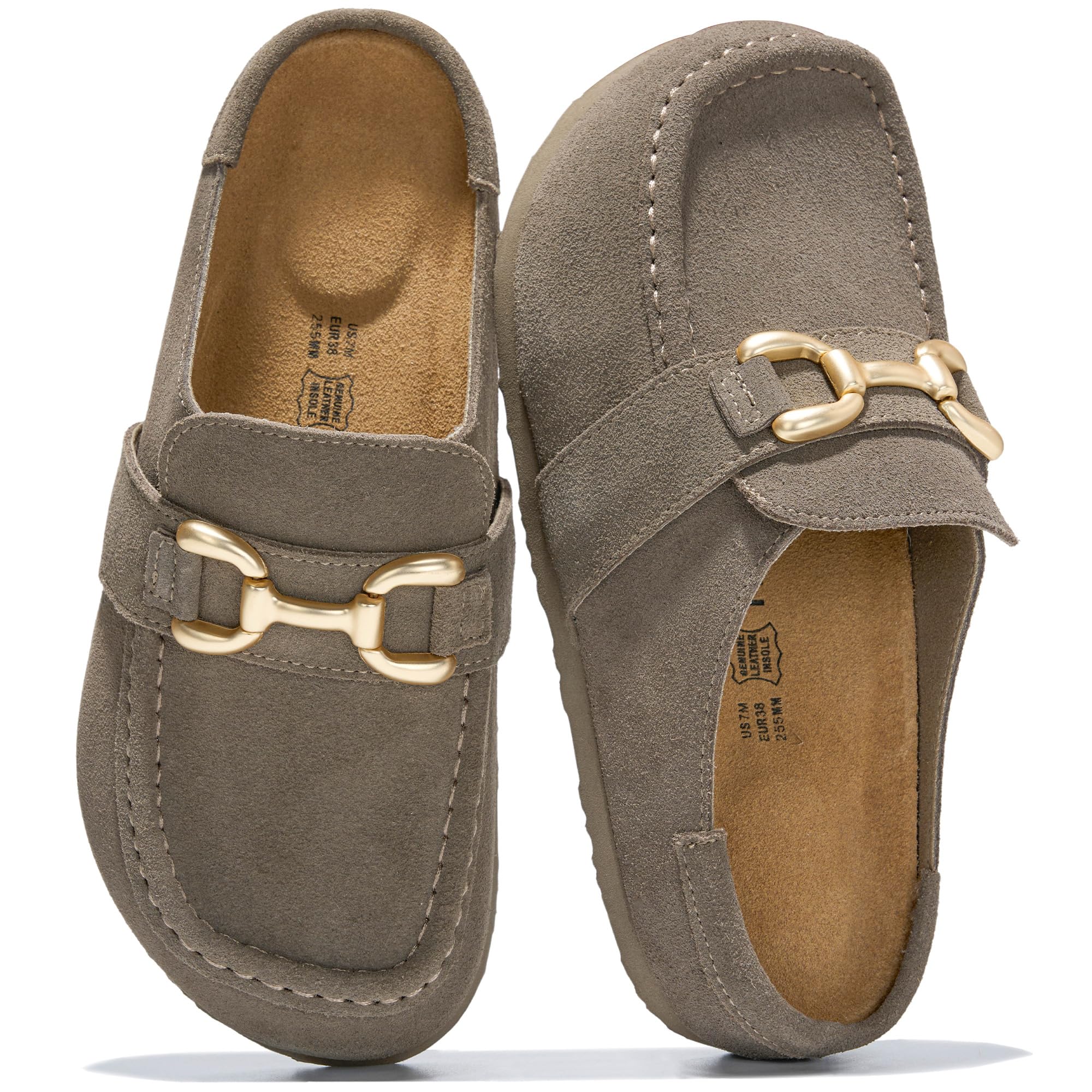 Project Cloud Women's | 100% Genuine Leather Loafers | Lightweight | Non-Slip - Holly