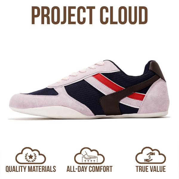 Project Cloud | "Holy" Lace Up Shoes for Women | Memory Foam Insole | Lightweight | Non-Slip