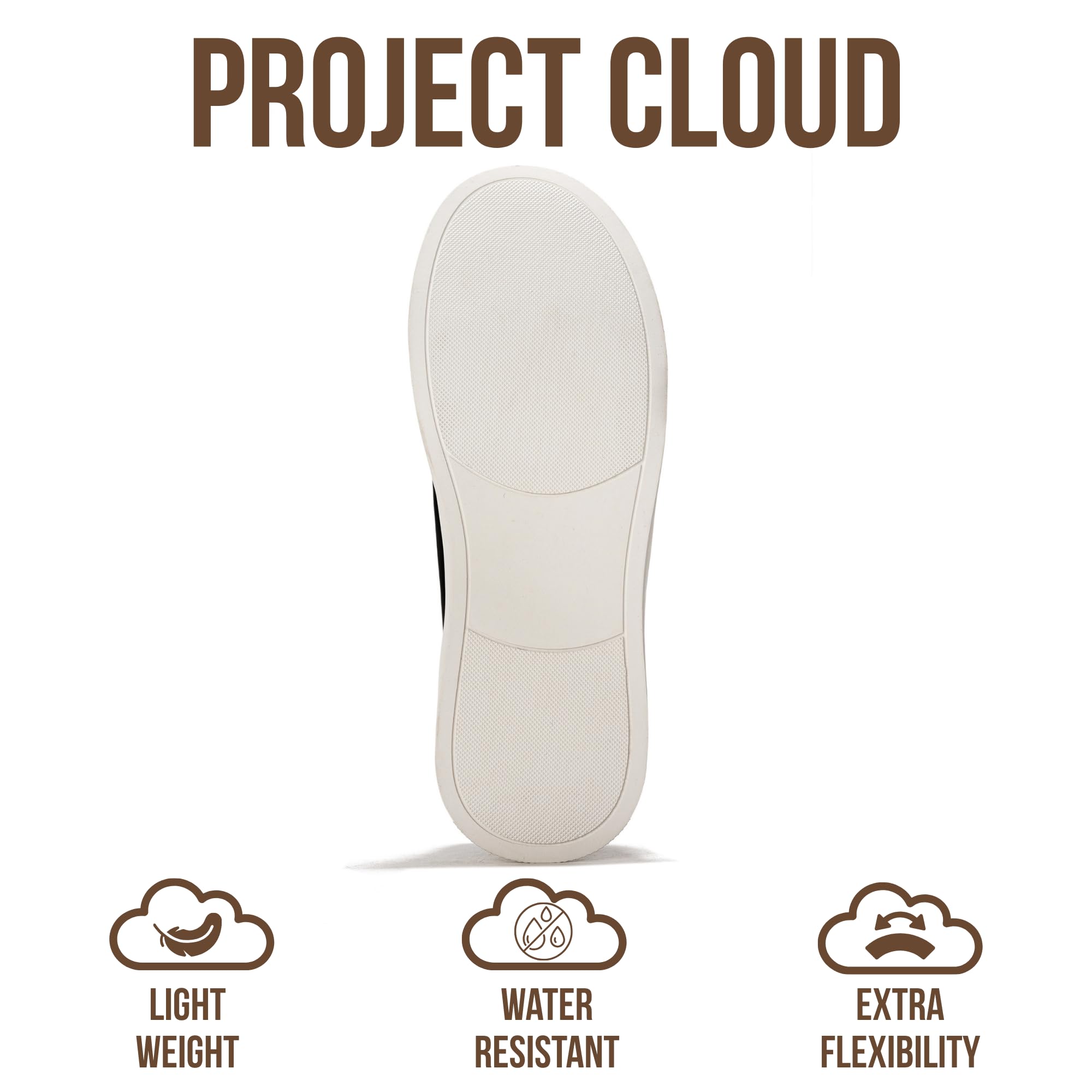 Project Cloud Men's | Slip-On Sneakers for Men | Memory Foam Insole | Lightweight | Non-Slip - Hudson