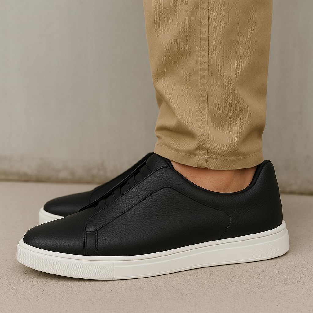 Project Cloud Men's | Slip-On Sneakers for Men | Memory Foam Insole | Lightweight | Non-Slip - Hudson