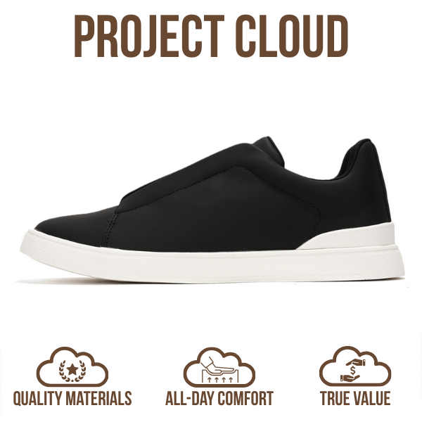 Project Cloud | "Hudson" Men Sneakers | Memory Foam Insole | Lightweight | Non-Slip