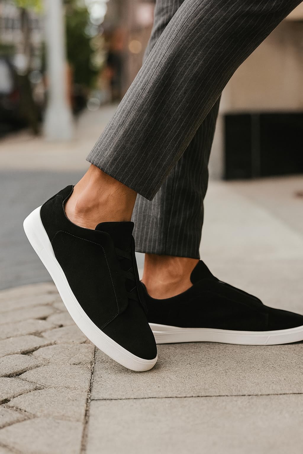 Project Cloud Men's | Slip-On Sneakers for Men | Memory Foam Insole | Lightweight | Non-Slip - Hudson