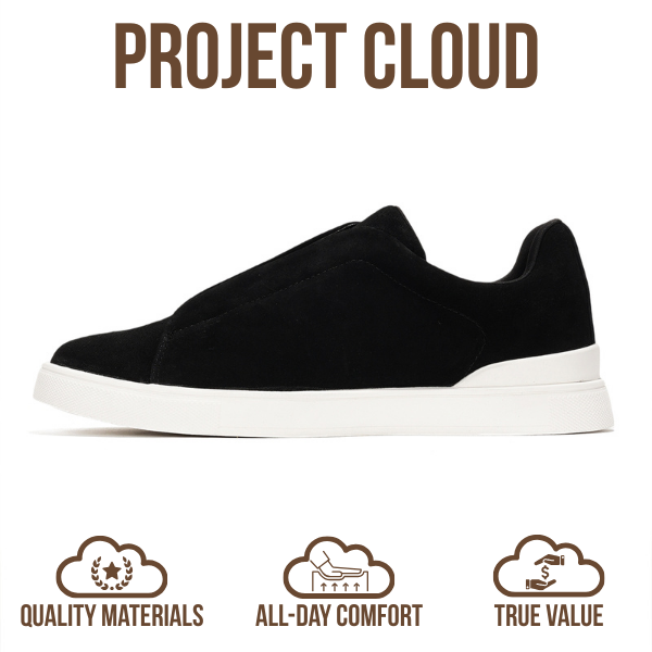 Project Cloud | "Hudson" Men Sneakers | Memory Foam Insole | Lightweight | Non-Slip