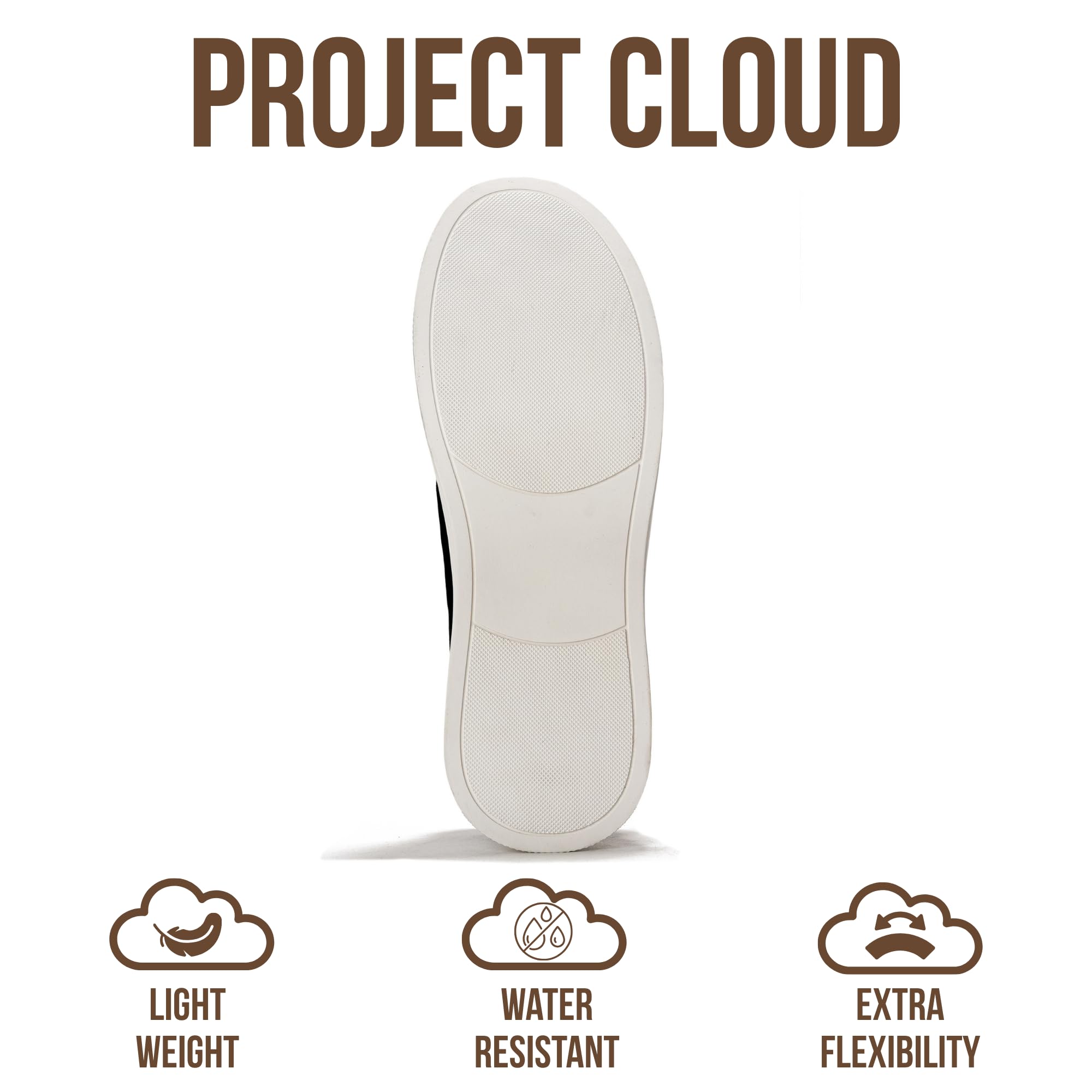 Project Cloud Men's | Slip-On Sneakers for Men | Memory Foam Insole | Lightweight | Non-Slip - Hudson
