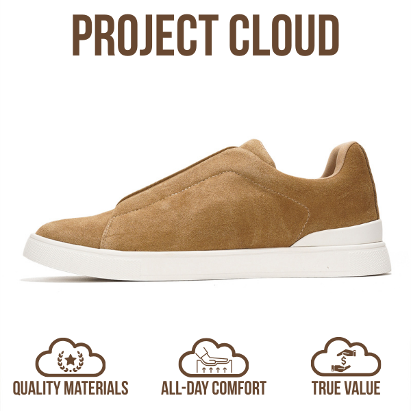 Project Cloud | "Hudson" Men Sneakers | Memory Foam Insole | Lightweight | Non-Slip