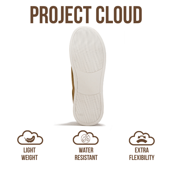 Project Cloud | "Hudson" Men Sneakers | Memory Foam Insole | Lightweight | Non-Slip