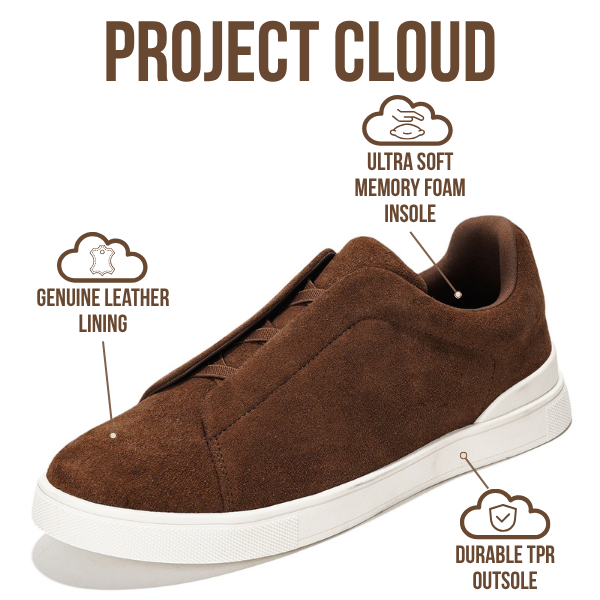 Project Cloud | "Hudson" Men Sneakers | Memory Foam Insole | Lightweight | Non-Slip