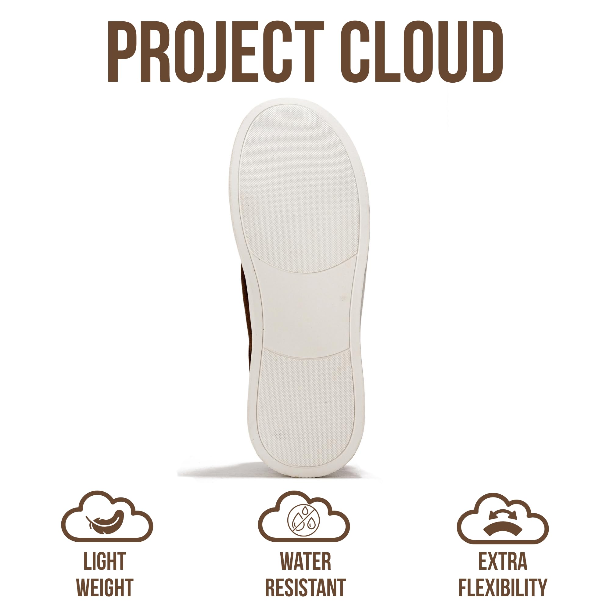 Project Cloud Men's | Slip-On Sneakers for Men | Memory Foam Insole | Lightweight | Non-Slip - Hudson