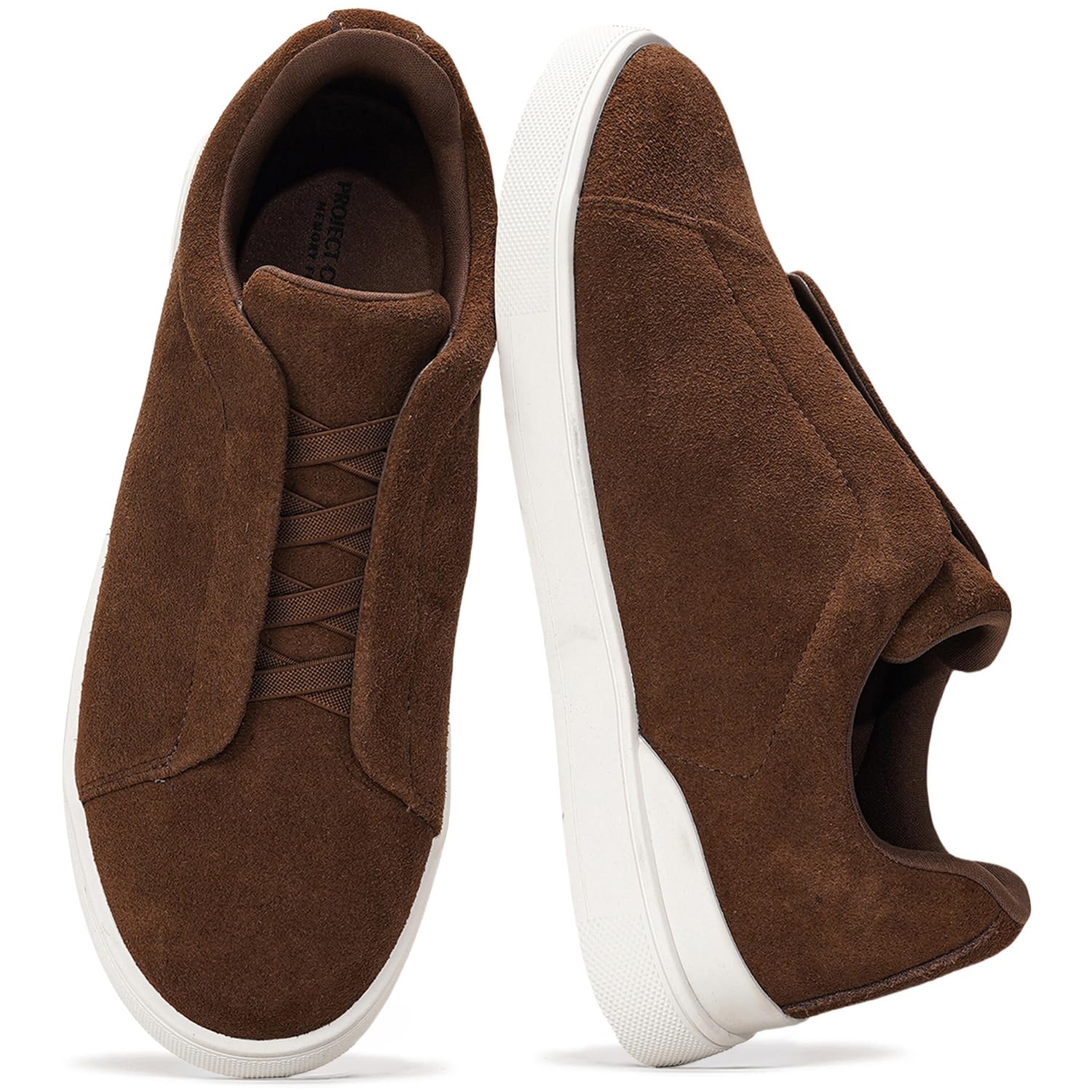 Project Cloud Men's | Slip-On Sneakers for Men | Memory Foam Insole | Lightweight | Non-Slip - Hudson