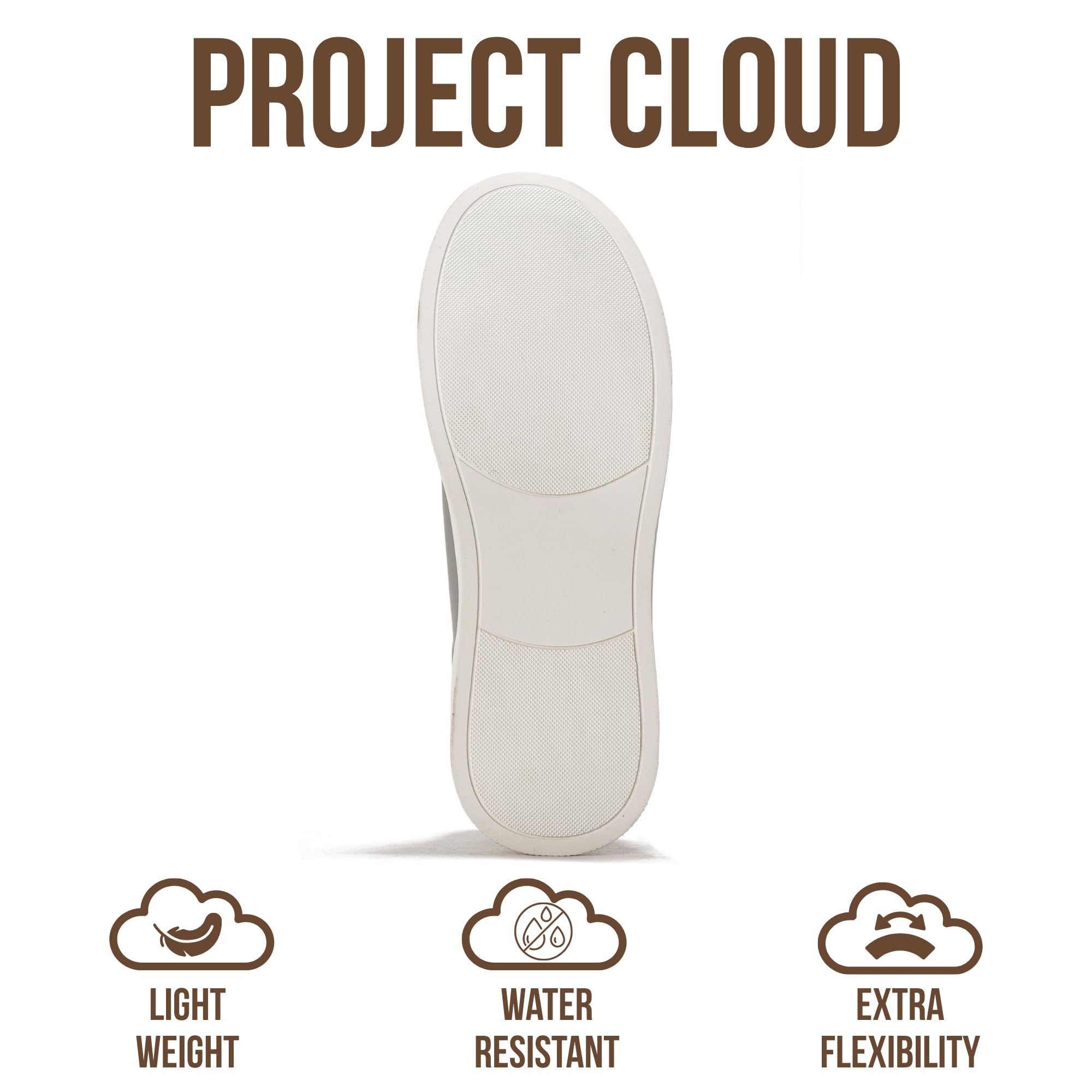 Project Cloud Men's | Slip-On Sneakers for Men | Memory Foam Insole | Lightweight | Non-Slip - Hudson