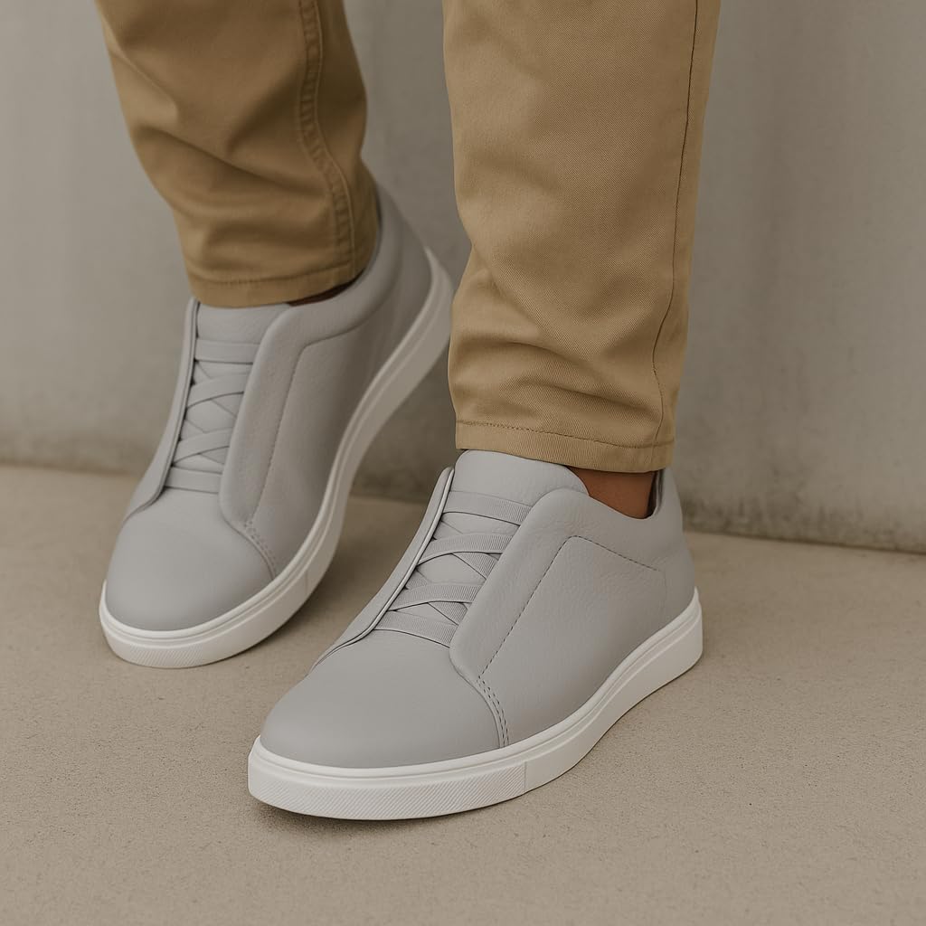 Project Cloud Men's | Slip-On Sneakers for Men | Memory Foam Insole | Lightweight | Non-Slip - Hudson