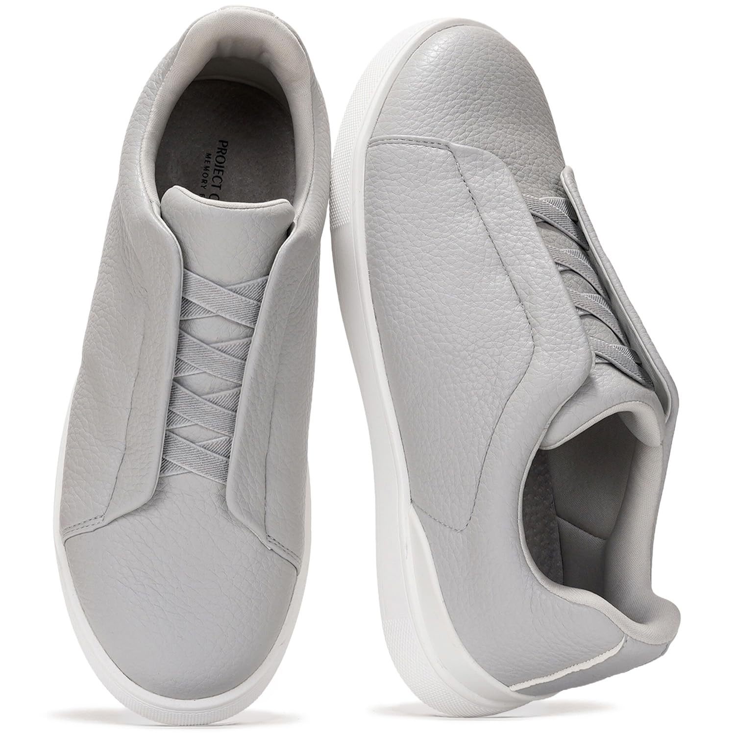 Project Cloud Men's | Slip-On Sneakers for Men | Memory Foam Insole | Lightweight | Non-Slip - Hudson