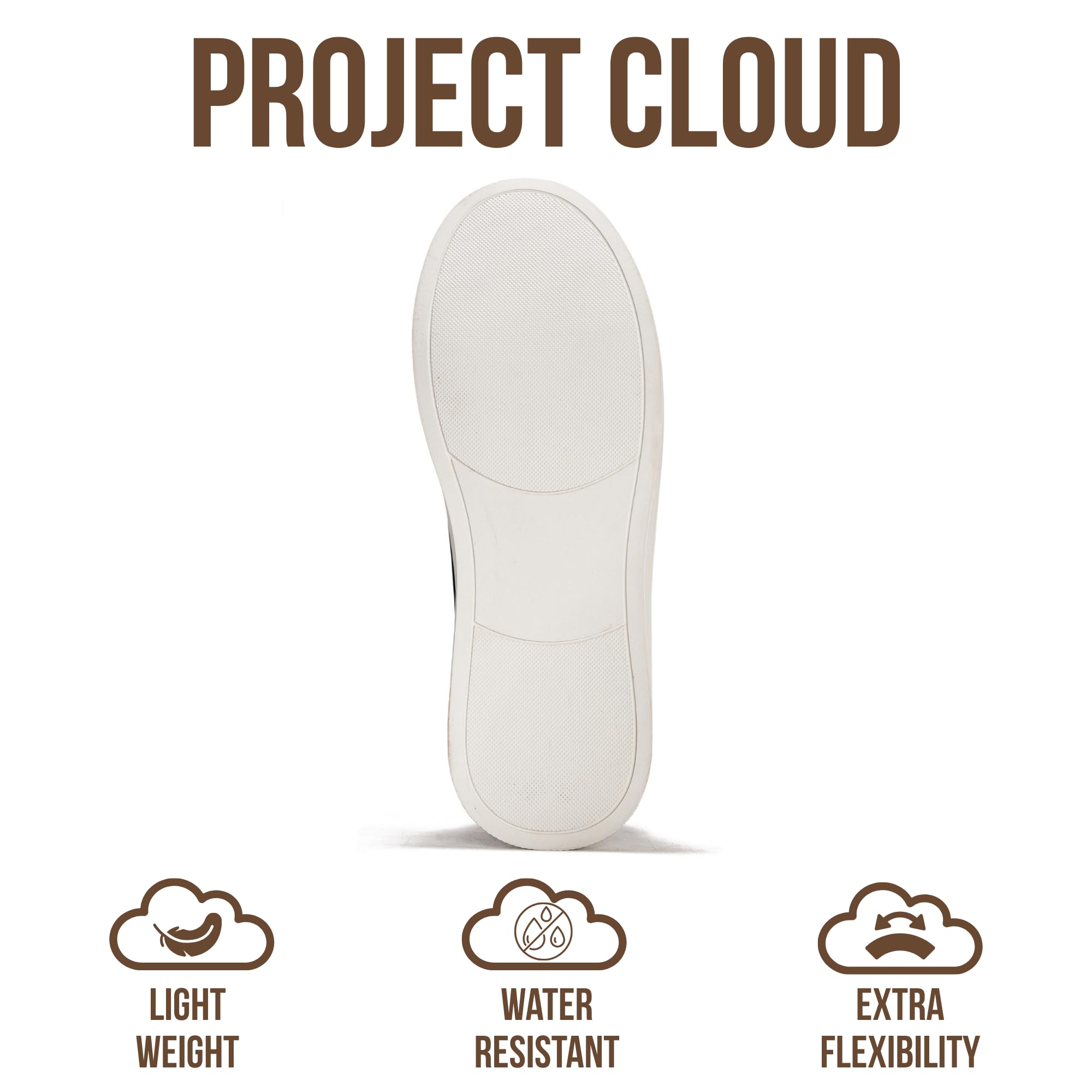 Project Cloud Men's | Slip-On Sneakers for Men | Memory Foam Insole | Lightweight | Non-Slip - Hudson