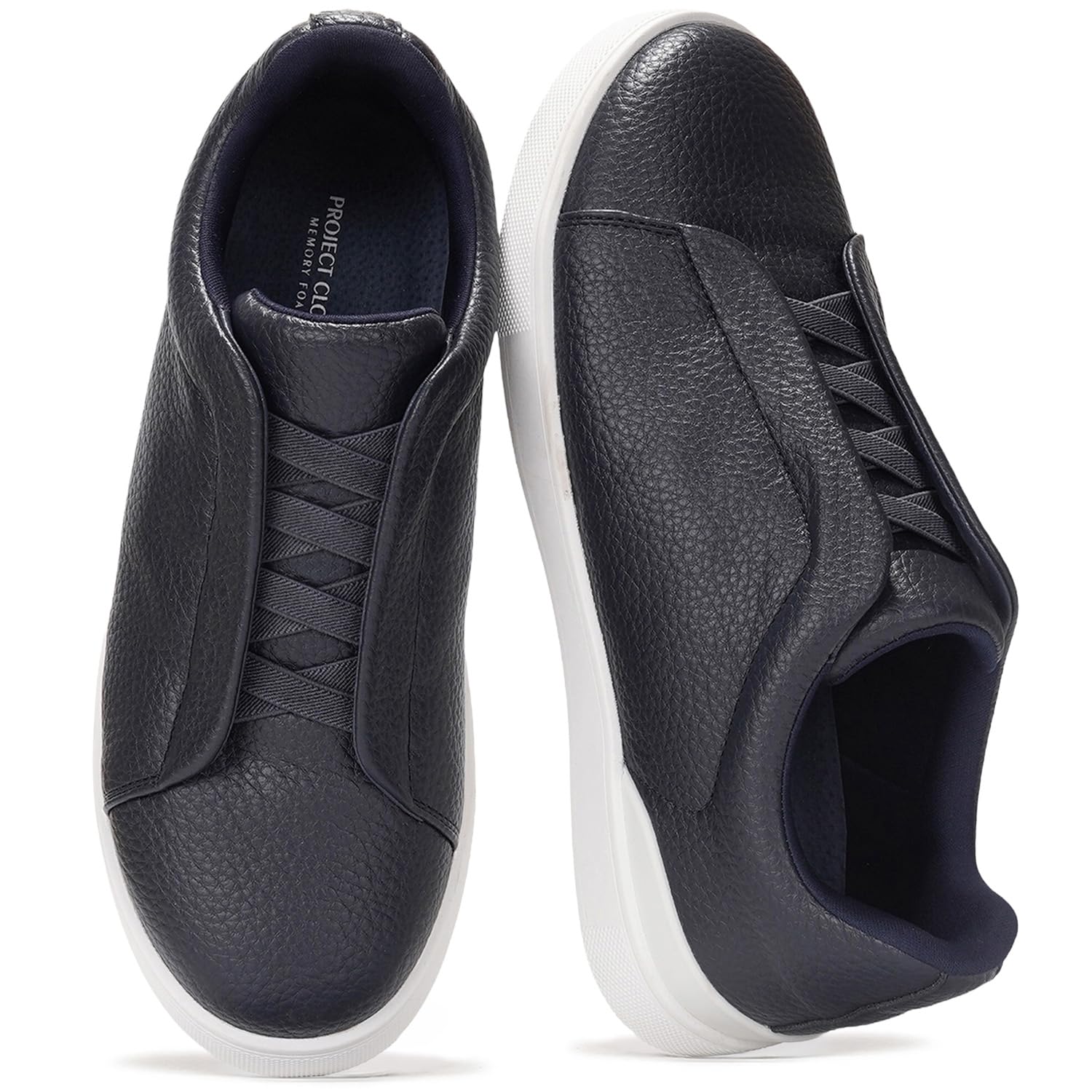 Project Cloud Men's | Slip-On Sneakers for Men | Memory Foam Insole | Lightweight | Non-Slip - Hudson