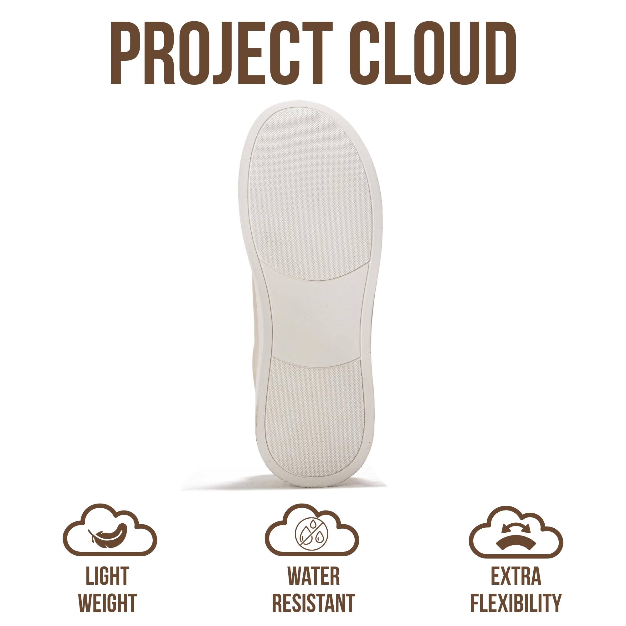 Project Cloud Men's | Slip-On Sneakers for Men | Memory Foam Insole | Lightweight | Non-Slip - Hudson