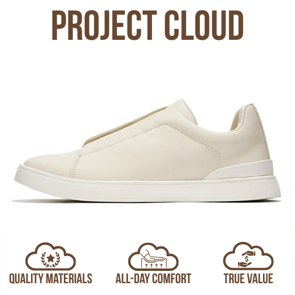 Project Cloud | "Hudson" Men Sneakers | Memory Foam Insole | Lightweight | Non-Slip