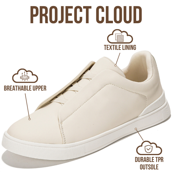 Project Cloud | "Hudson" Men Sneakers | Memory Foam Insole | Lightweight | Non-Slip