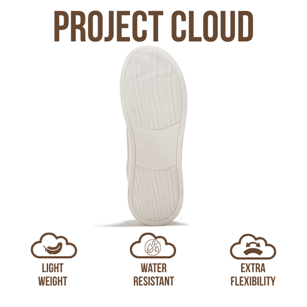 Project Cloud | "Hudson" Men Sneakers | Memory Foam Insole | Lightweight | Non-Slip