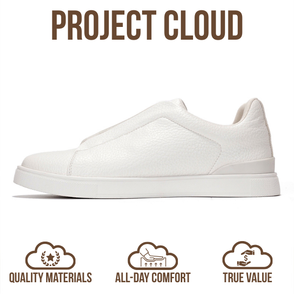 Project Cloud | "Hudson" Men Sneakers | Memory Foam Insole | Lightweight | Non-Slip