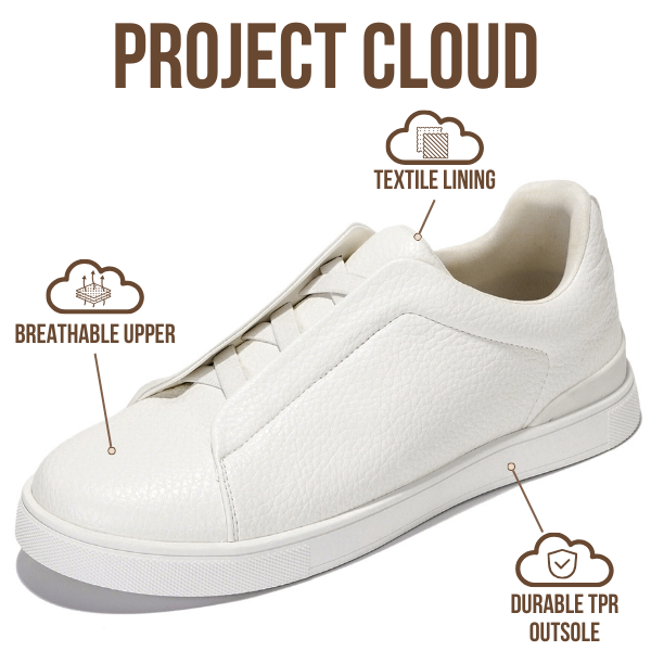 Project Cloud | "Hudson" Men Sneakers | Memory Foam Insole | Lightweight | Non-Slip