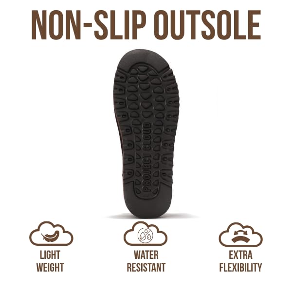 Project Cloud | "Huggy" 100% Genuine Suede Leather Ankle Boots for Women | Memory Foam | Lightweight | Non-Slip