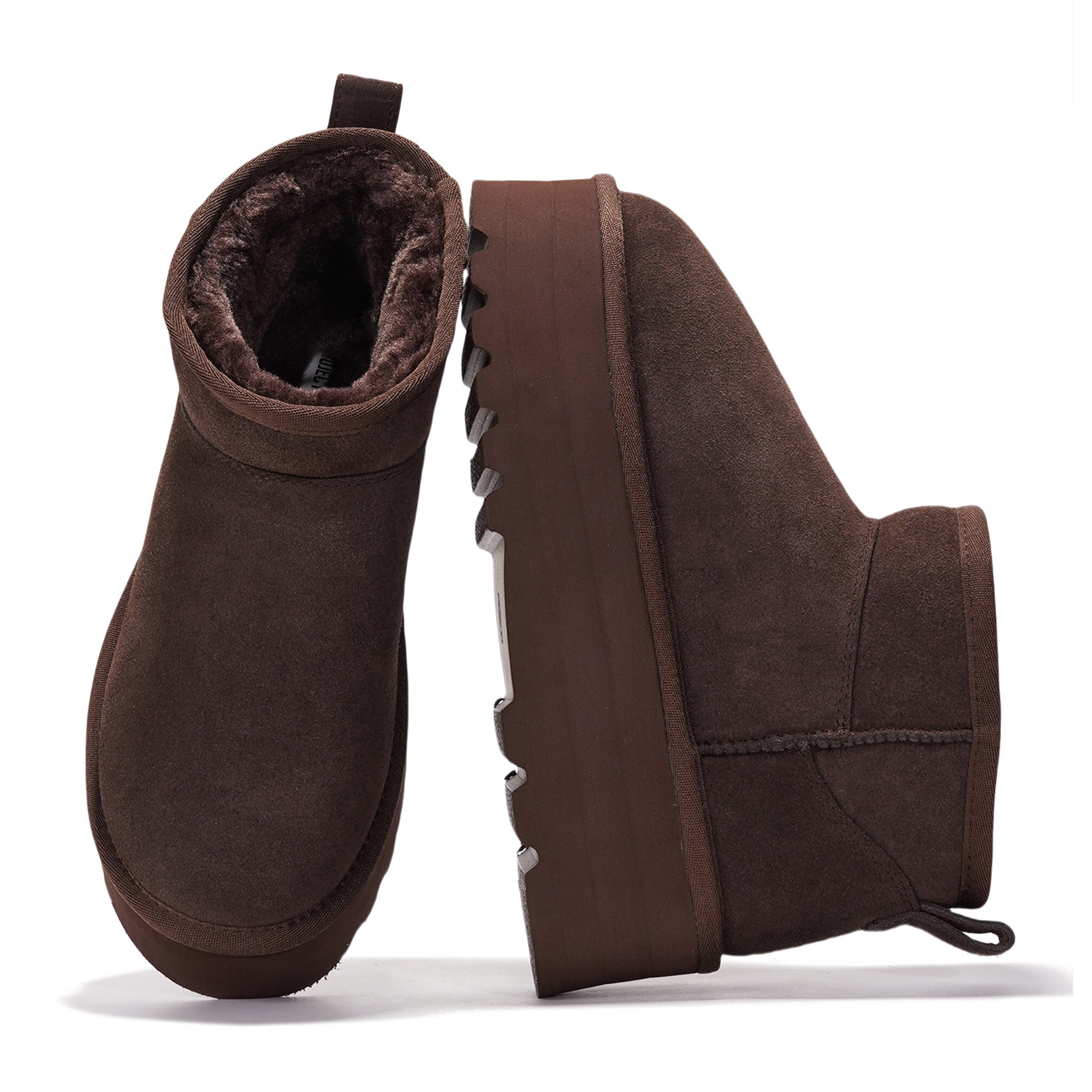 Project Cloud | "Huggy" 100% Genuine Suede Leather Ankle Boots for Women | Memory Foam | Lightweight | Non-Slip