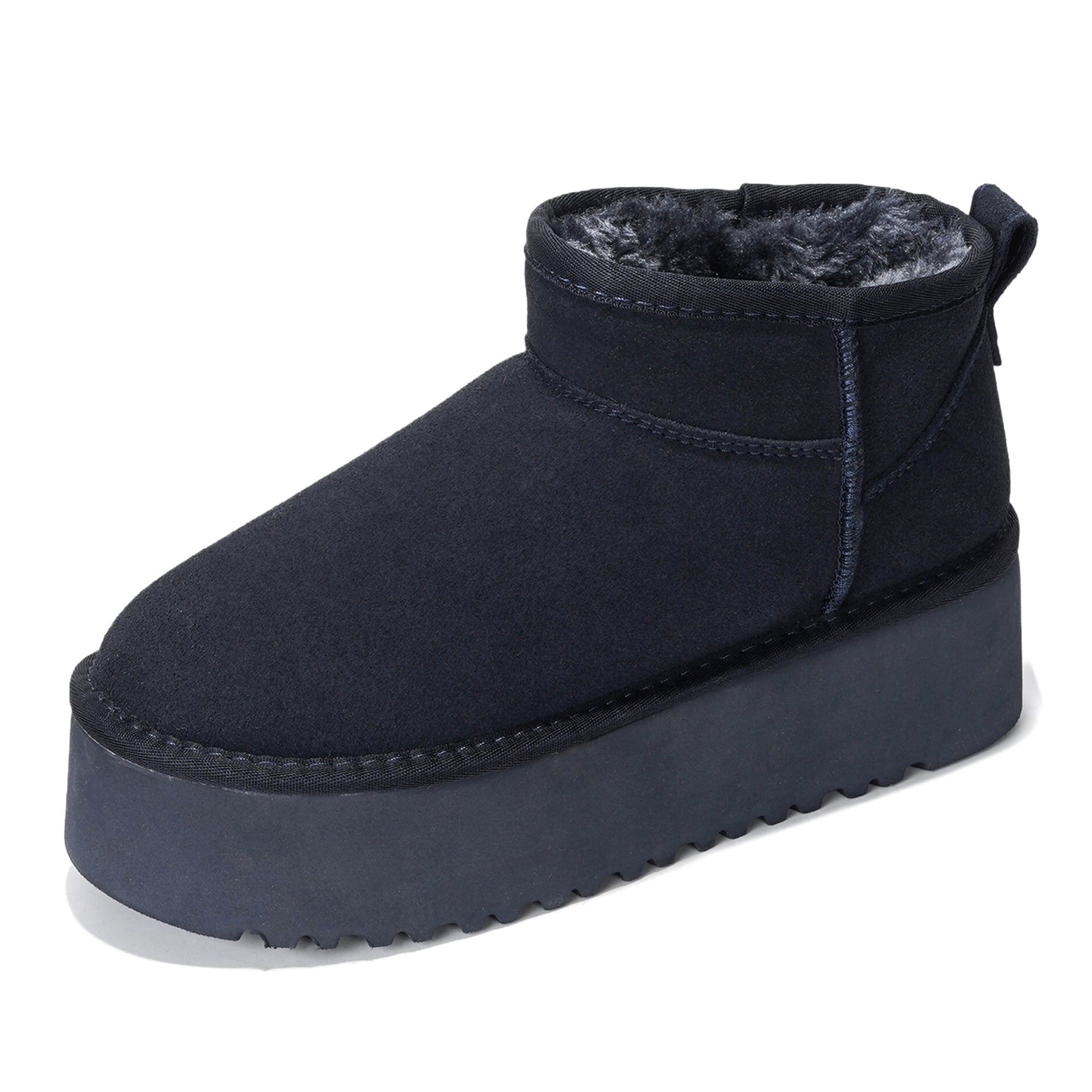 Project Cloud | "Huggy" 100% Genuine Suede Leather Ankle Boots for Women | Memory Foam | Lightweight | Non-Slip