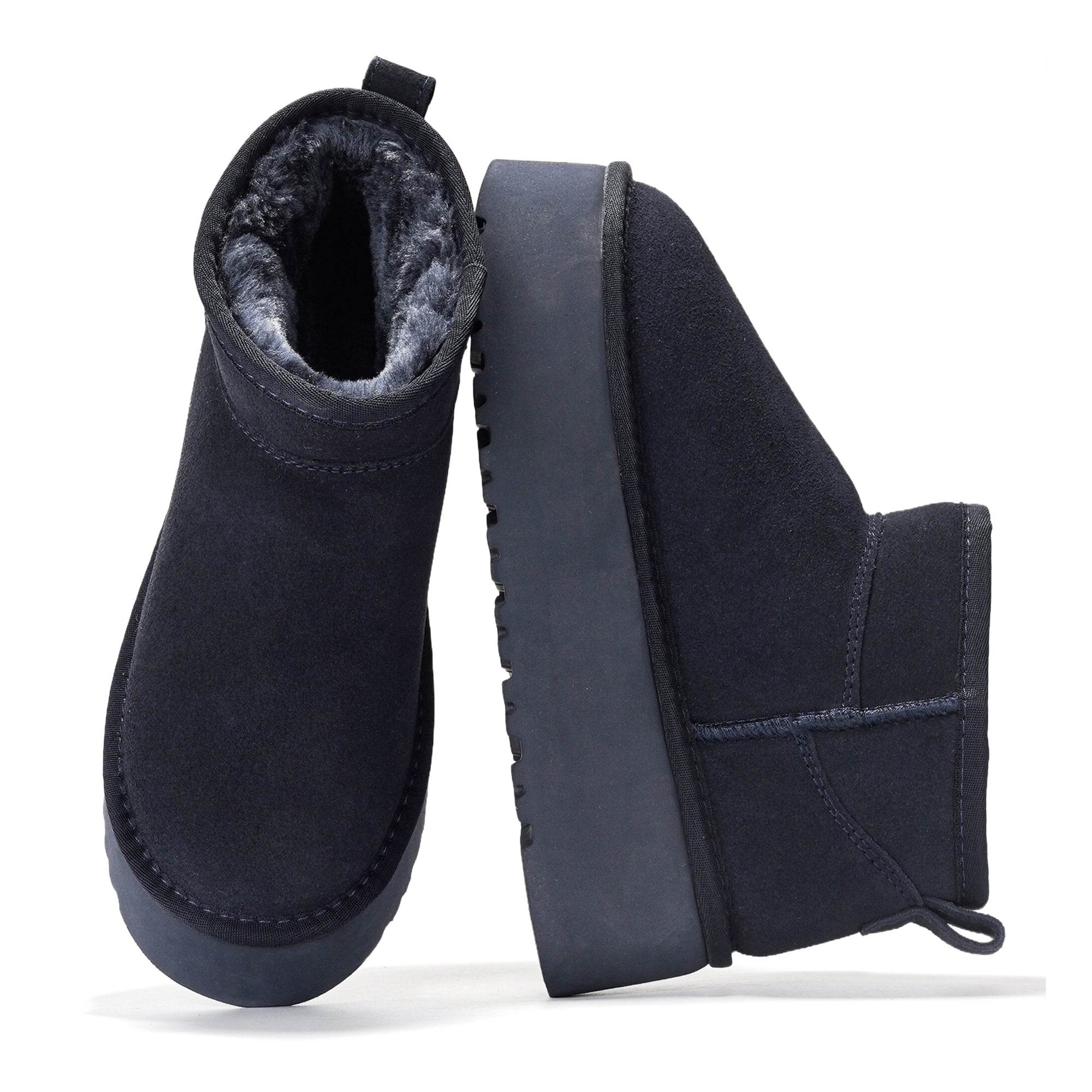 Project Cloud | "Huggy" 100% Genuine Suede Leather Ankle Boots for Women | Memory Foam | Lightweight | Non-Slip