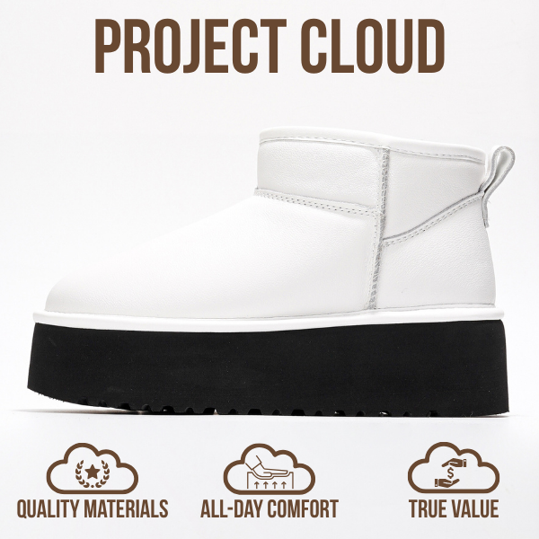 Project Cloud | "Huggy" 100% Genuine Suede Leather Ankle Boots for Women | Memory Foam | Lightweight | Non-Slip