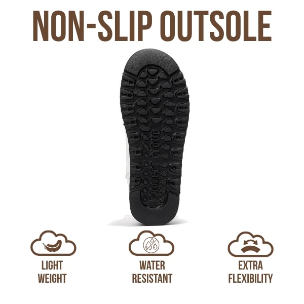 Project Cloud | "Huggy" 100% Genuine Suede Leather Ankle Boots for Women | Memory Foam | Lightweight | Non-Slip