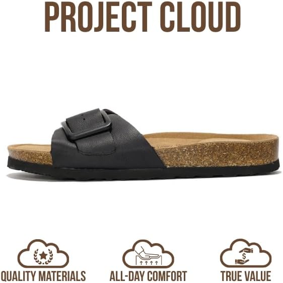 Project Cloud Women's | Genuine Leather Sandals for Women | Memory Foam | Lightweight | Non-Slip - Ibiza - Project Cloud - Sandals -Shop Project Cloud premium footwear Now!
