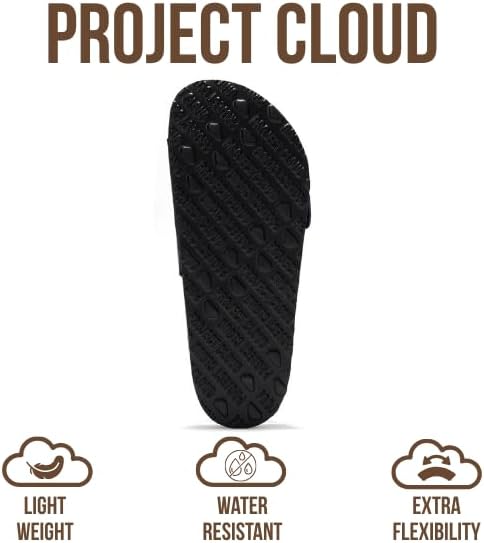 Project Cloud Women's | Genuine Leather Sandals for Women | Memory Foam | Lightweight | Non-Slip - Ibiza - Project Cloud - Sandals -Shop Project Cloud premium footwear Now!