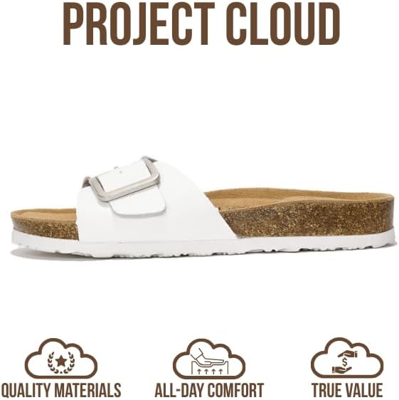 Project Cloud Women's | Genuine Leather Sandals for Women | Memory Foam | Lightweight | Non-Slip - Ibiza - Project Cloud - Sandals -Shop Project Cloud premium footwear Now!