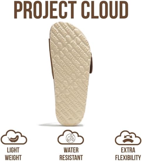 Project Cloud Women's | Genuine Leather Sandals for Women | Memory Foam | Lightweight | Non-Slip - Ibiza - Project Cloud - Sandals -Shop Project Cloud premium footwear Now!